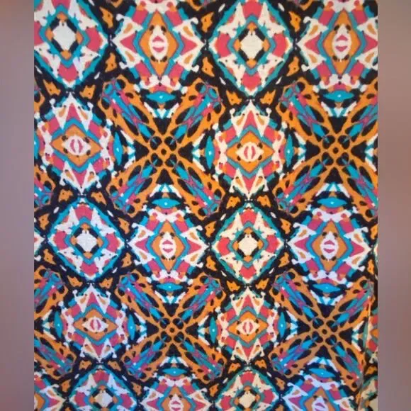 Rachel Zoe Colorful Sleeveless Aztec Tank Summer Dress 2X - Picture 2 of 3